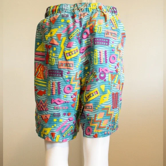 Empyre 8” Board Shorts Colorful Men's Swimwear Shorts Size Medium - Picture 4 of 13